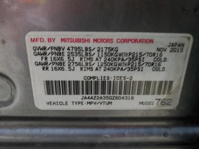 Zdjęcie 14 z aukcji – 2016 MITSUBISHI OUTLANDER z VIN JA4AZ2A35GZ604318