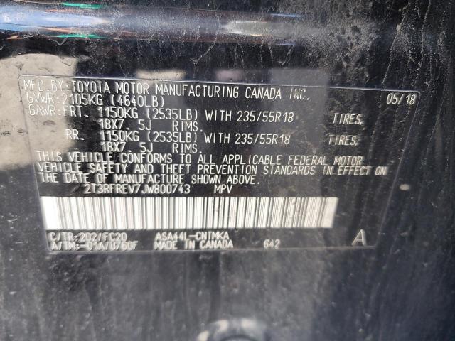 Photo 14 from auction – 2018 TOYOTA RAV4 ADVEN with VIN 2T3RFREV7JW800743
