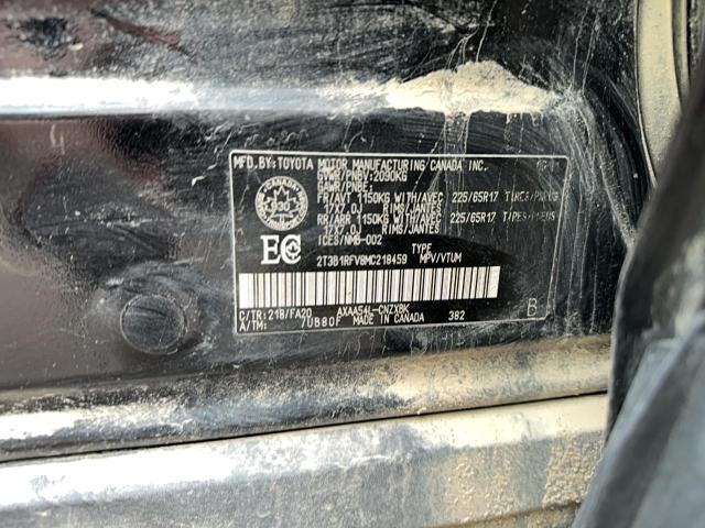 Photo 10 from auction – 2021 TOYOTA RAV4 LE with VIN 2T3B1RFV8MC218459