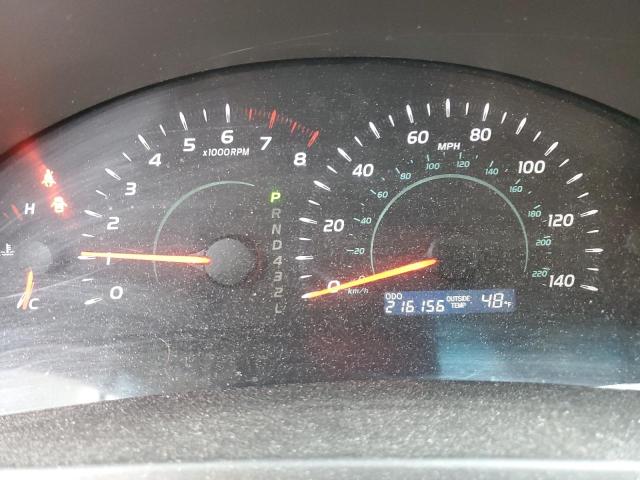 Photo 9 from auction – 2009 TOYOTA CAMRY BASE with VIN 4T1BE46K69U321150