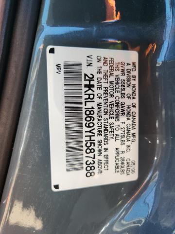 Photo 14 from auction – 2000 HONDA ODYSSEY EX with VIN 2HKRL1869YH587388