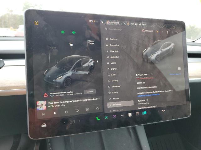 Photo 9 from auction – 2024 TESLA MODEL Y with VIN 7SAYGDEF9RA322718