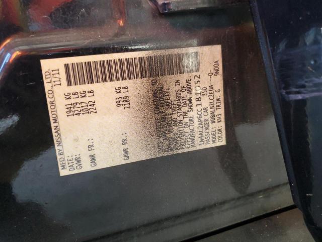 Photo 14 from auction – 2012 NISSAN ALTIMA BAS with VIN 1N4AL2AP6CC181052