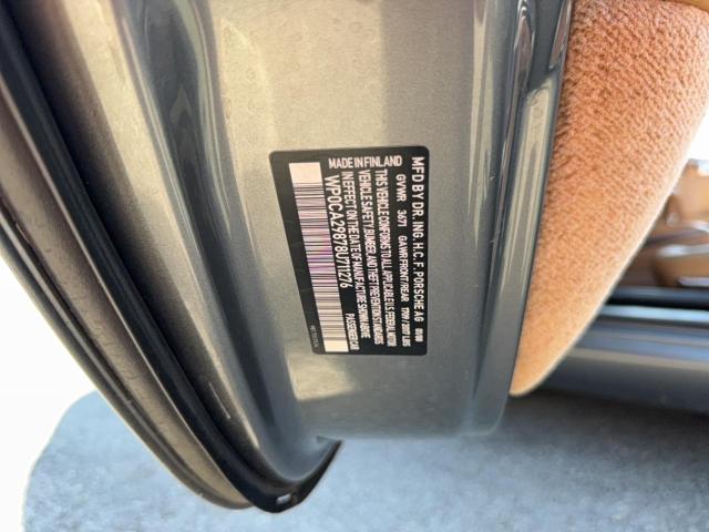 Photo 10 from auction – 2008 PORSCHE BOXSTER with VIN WP0CA29878U711276