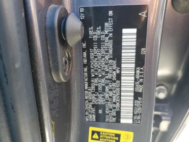Photo 14 from auction – 2011 TOYOTA HIGHLANDER with VIN 5TDBK3EH7BS061039