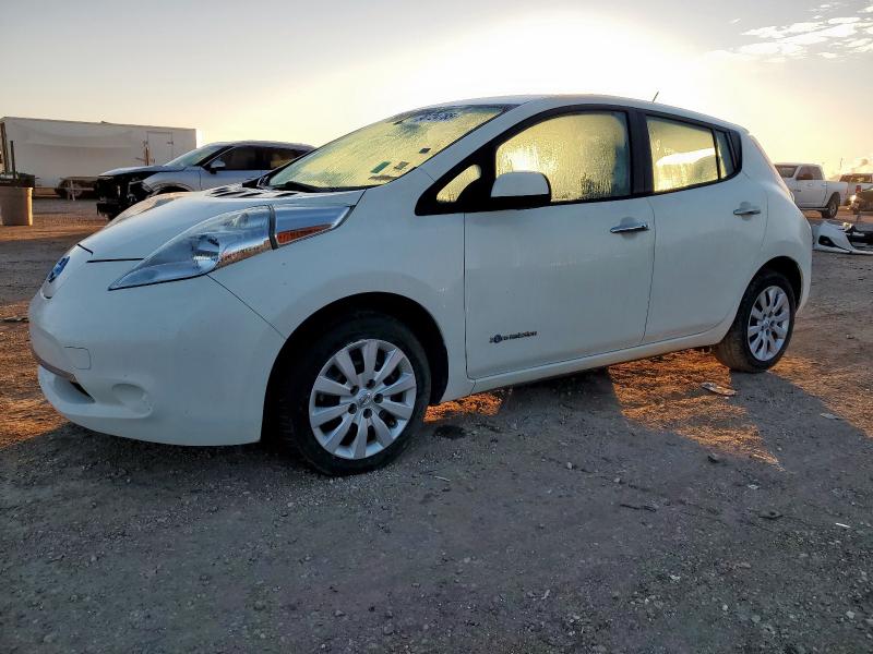 NISSAN LEAF S 2015 with VIN 1N4AZ0CP2FC317357 - Photo from auction