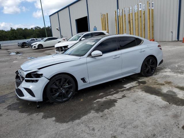 Photo 1 from auction – 2023 GENESIS G70 BASE with VIN KMTG34TAXPU112407