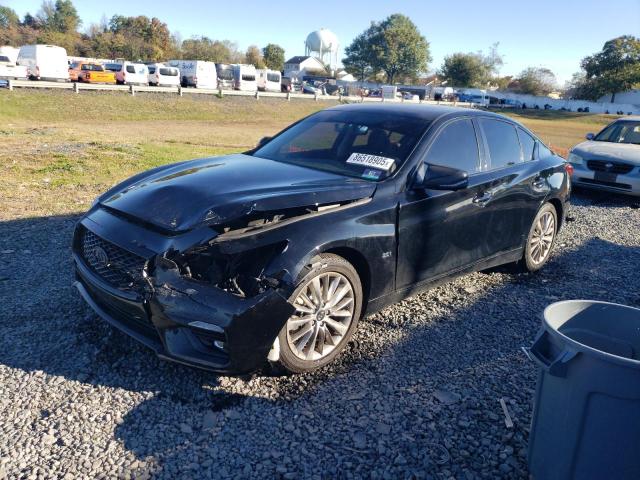 INFINITI Q50 LUXE 2019 with VIN JN1EV7AR3KM592683 - Photo from auction