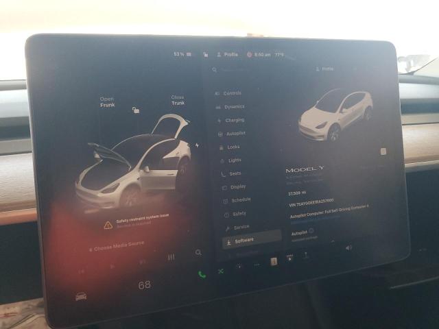 Photo 9 from auction – 2024 TESLA MODEL Y with VIN 7SAYGDEE1RA257600