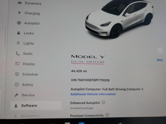 Zdjęcie 9 z aukcji – 2023 TESLA MODEL Y z VIN 7SAYGDEF8PF711009