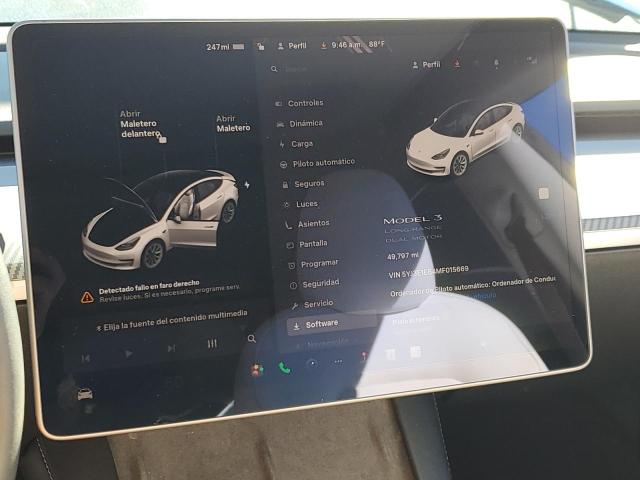 Photo 9 from auction – 2021 TESLA MODEL 3 with VIN 5YJ3E1EB4MF015669