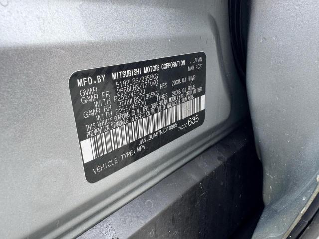 Photo 10 from auction – 2022 MITSUBISHI OUTLANDER with VIN JA4J3UA87NZ010965