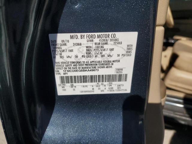 Photo 14 from auction – 2011 FORD ESCAPE LIM with VIN 1FMCU0EG5BKA49673