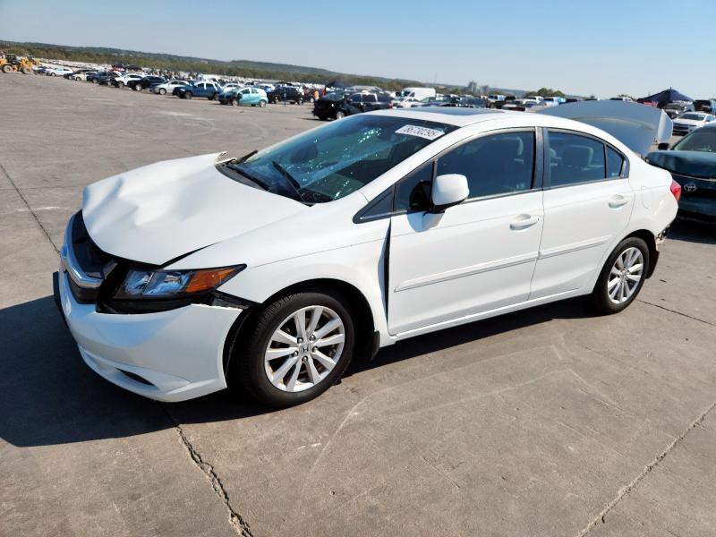 HONDA CIVIC EXL 2012 with VIN 2HGFB2F98CH538985 - Photo from auction
