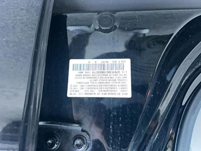 Photo 10 from auction – 2009 HONDA PILOT EXL with VIN 5FNYF48519B050719