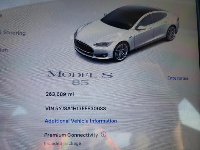 Photo 9 from auction – 2014 TESLA MODEL S with VIN 5YJSA1H13EFP30633