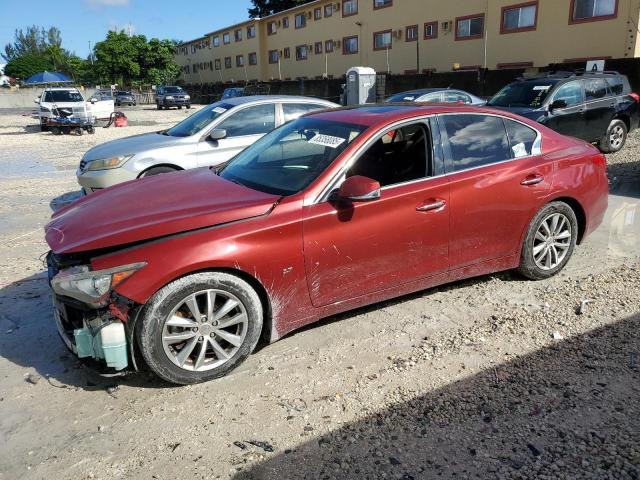 INFINITI Q50 BASE 2015 with VIN JN1BV7AP8FM352519 - Photo from auction