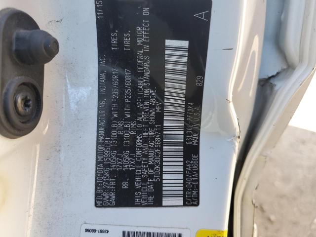 Photo 14 from auction – 2015 TOYOTA SIENNA with VIN 5TDZK3DC2FS684711