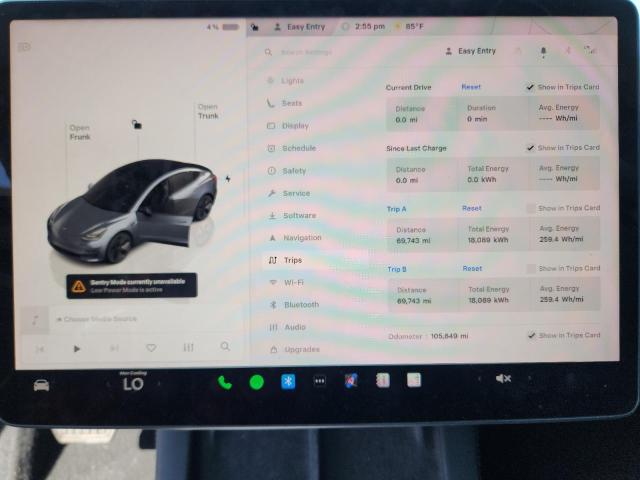 Photo 9 from auction – 2022 TESLA MODEL 3 with VIN 5YJ3E1EB4NF289939