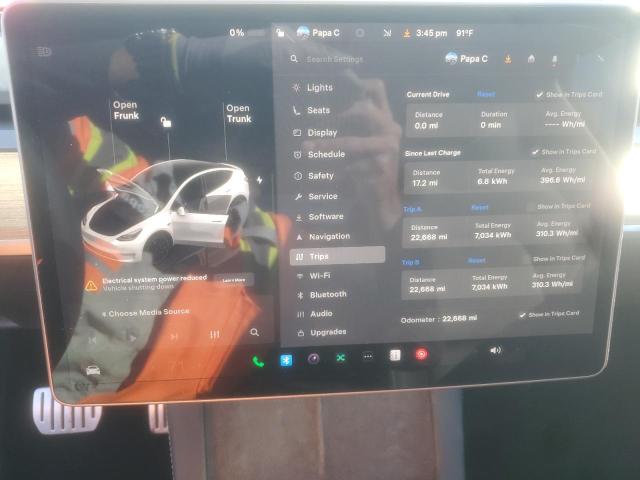 Photo 9 from auction – 2023 TESLA MODEL Y with VIN 7SAYGDEF9PF795177