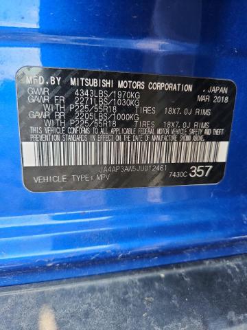 Photo 14 from auction – 2018 MITSUBISHI OUTLANDER with VIN JA4AP3AW5JU012461