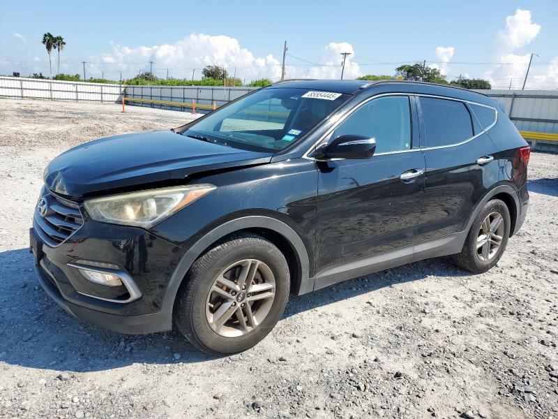 HYUNDAI SANTA FE S 2017 with VIN 5NMZU3LB1HH018738 - Photo from auction