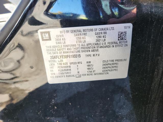 Photo 14 from auction – 2015 GMC TERRAIN SLT with VIN 2GKFLYE38F6195515