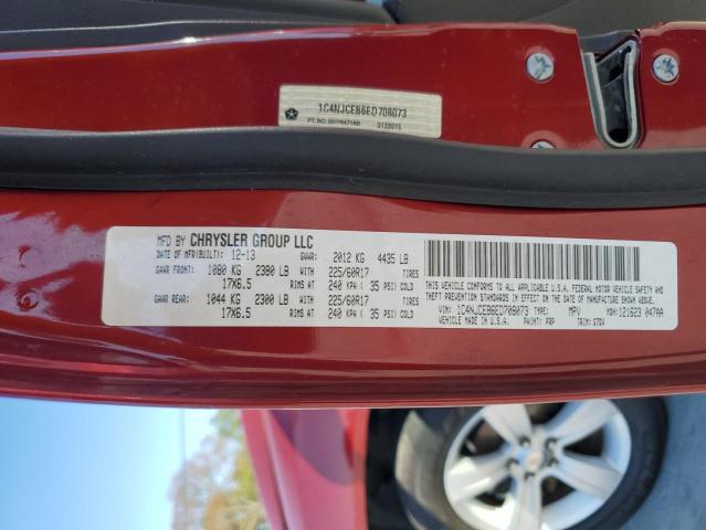 Photo 14 from auction – 2014 JEEP COMPASS LA with VIN 1C4NJCEB6ED708073