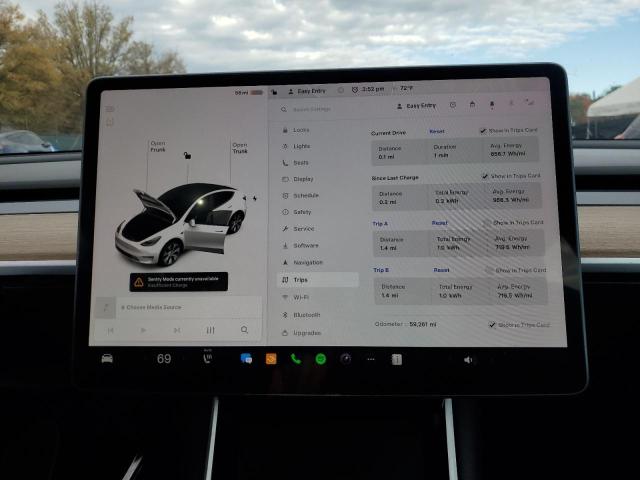 Photo 9 from auction – 2021 TESLA MODEL Y with VIN 5YJYGDEE7MF106303