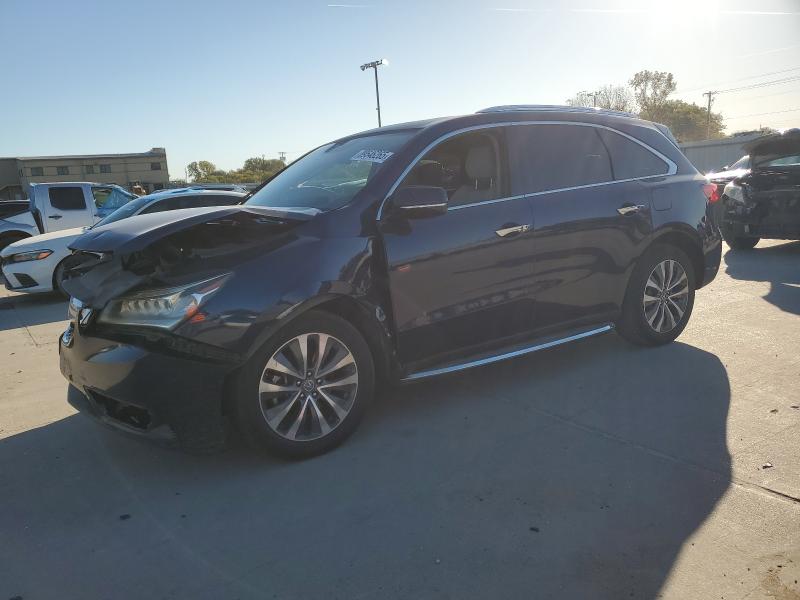 ACURA MDX TECHNO 2016 with VIN 5FRYD4H46GB015571 - Photo from auction