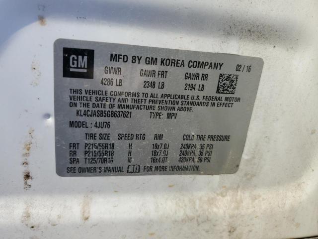 Photo 14 from auction – 2016 BUICK ENCORE with VIN KL4CJASB5GB637621
