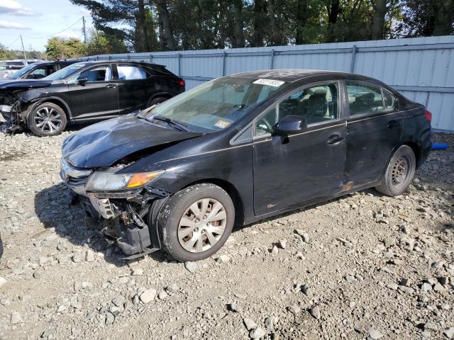 HONDA CIVIC LX 2012 with VIN 2HGFB2F53CH599268 - Photo from auction