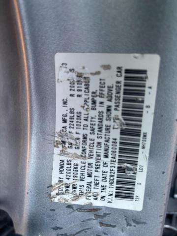 Photo 10 from auction – 2014 HONDA ACCORD LX with VIN 1HGCR2F37EA060084