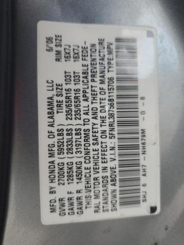 Photo 14 from auction – 2006 HONDA ODYSSEY EX with VIN 5FNRL38756B115706