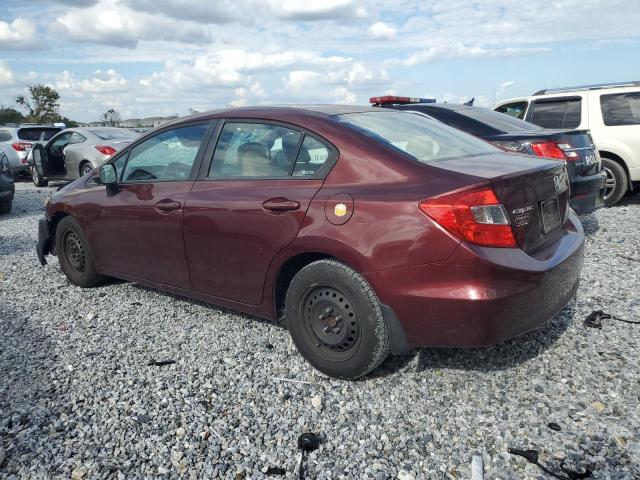 Photo 2 from auction – 2012 HONDA CIVIC LX with VIN 19XFB2F52CE061705