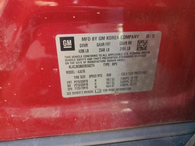 Photo 14 from auction – 2014 BUICK ENCORE with VIN KL4CJBSB6EB556274