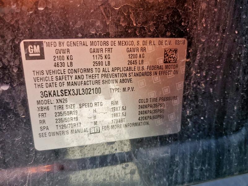 Photo 14 from auction – 2018 GMC TERRAIN DE with VIN 3GKALSEX3JL302100
