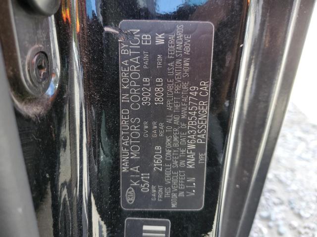 Photo 14 from auction – 2011 KIA FORTE SX with VIN KNAFW6A37B5457749