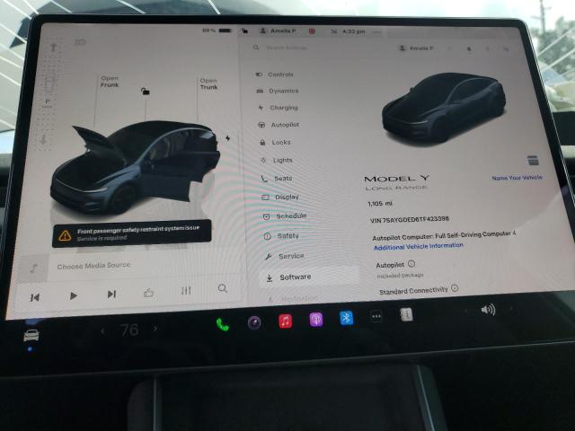 Фото 9 с аукциона – 2026 TESLA MODEL Y с VIN 7SAYGDED6TF423398