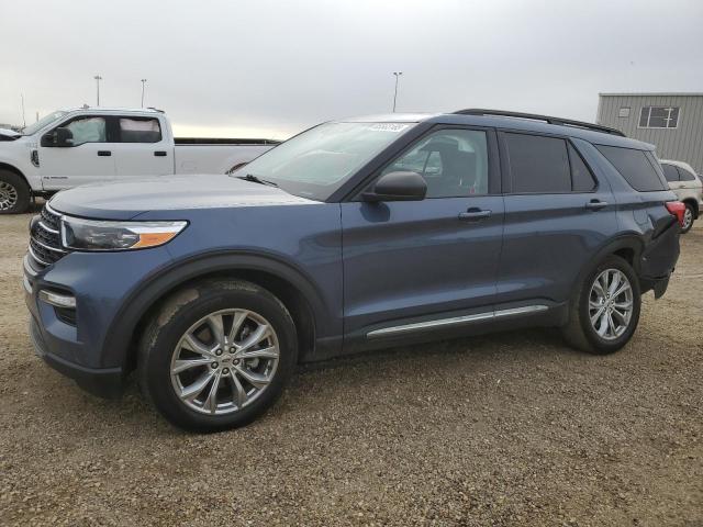 FORD EXPLORER X 2021 with VIN 1FMSK8DH7MGA47696 - Photo from auction