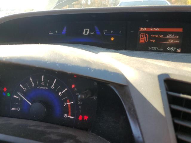 Photo 9 from auction – 2012 HONDA CIVIC LX with VIN 2HGFB2F57CH583364