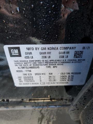 Photo 14 from auction – 2022 CHEVROLET TRAILBLAZE with VIN KL79MTSLXNB055245
