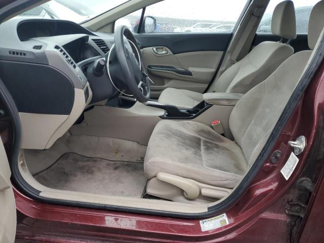 Photo 7 from auction – 2012 HONDA CIVIC LX with VIN 19XFB2F51CE098518