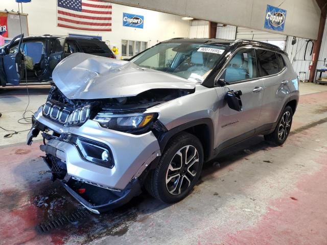 JEEP COMPASS 2022 with VIN 3C4NJDCB8NT200545 - Photo from auction