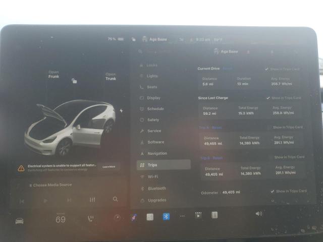 Photo 9 from auction – 2021 TESLA MODEL Y with VIN 5YJYGDEE9MF265209