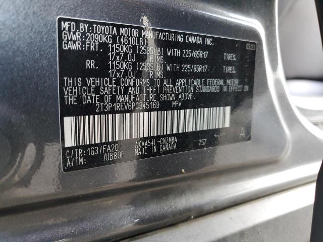 Photo 14 from auction – 2023 TOYOTA RAV4 XLE with VIN 2T3P1RFV6PC345169