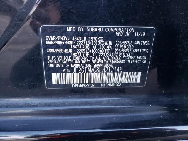 Photo 14 from auction – 2020 SUBARU CROSSTREK with VIN JF2GTAMC8LH212149