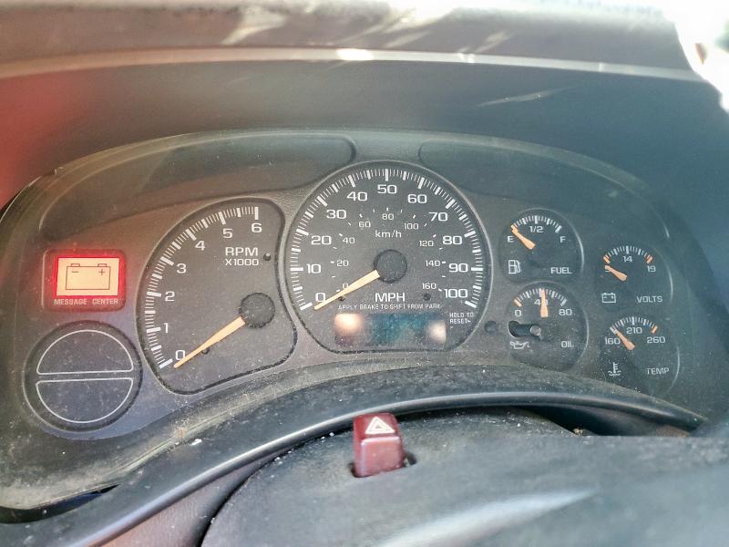 Photo 9 from auction – 2002 CHEVROLET AVALANCHE with VIN 3GNEC13T52G327749