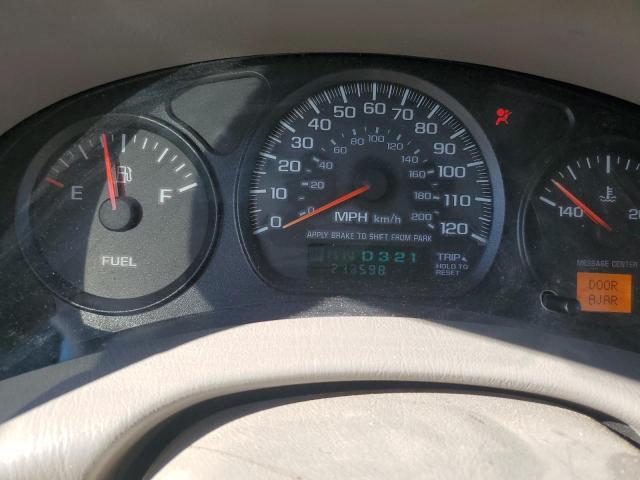 Photo 9 from auction – 2002 CHEVROLET IMPALA with VIN 2G1WF52E929135512