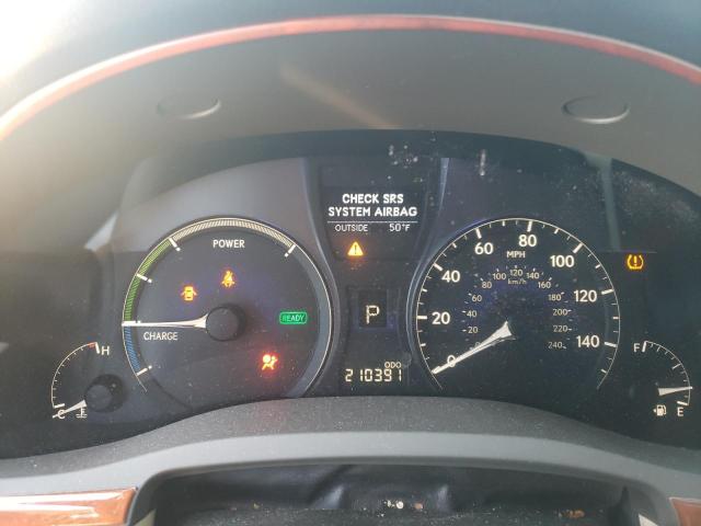 Photo 9 from auction – 2010 LEXUS RX 450H with VIN JTJBC1BA2A2013055